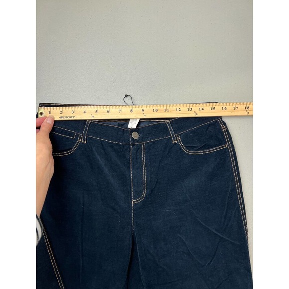 Lafayette 148 Trunk‎ Shared Womens Wide Leg Jeans Size 8 High Rise Blue - Picture 13 of 16